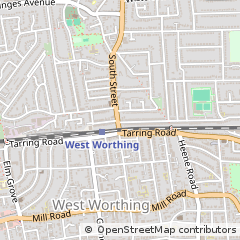 Map of Worthing