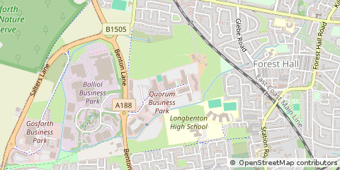 Map of Newcastle Upon Tyne