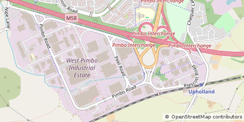 Map of Skelmersdale, West Lancashire