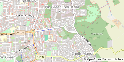 Map of Stevenage