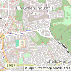 Map of Stevenage