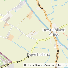 Map of Ormskirk, Lancashire