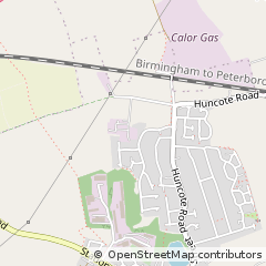 Map of Stoney Stanton, Leicestershire