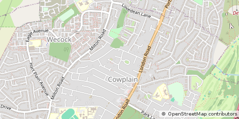 Map of Waterlooville