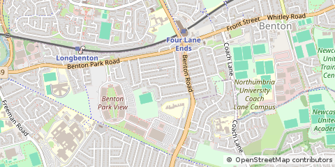 Map of Newcastle Upon Tyne