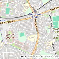 Map of Newcastle Upon Tyne