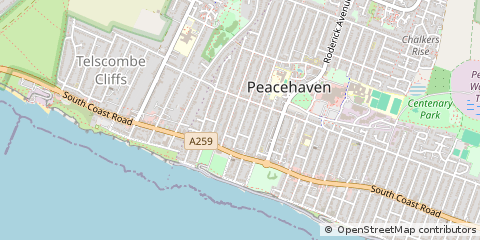 Map of E Sussex
