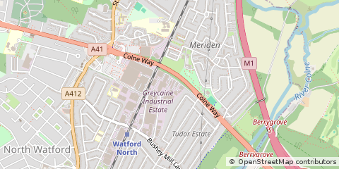 Map of Watford