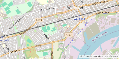 Map of Newcastle Upon Tyne