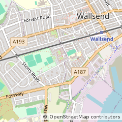 Map of Newcastle Upon Tyne
