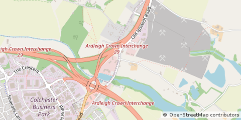 Map of Colchester, Essex