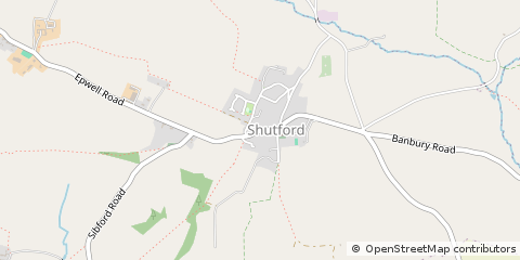 Map of Banbury, Oxfordshire