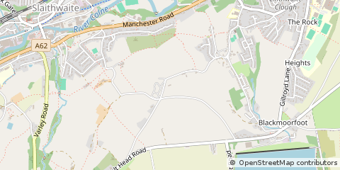 Map of Huddersfield