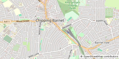 Map of Barnet