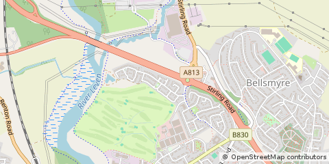 Map of Dumbarton