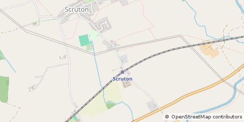 Map of Northallerton, North Yorkshire