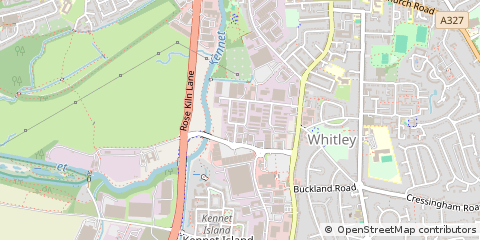 Map of Reading, Berkshire