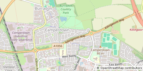 Map of Newcastle Upon Tyne