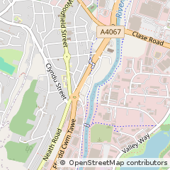 Map of Swansea