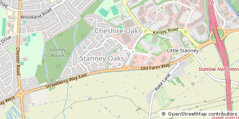 Map of Ellesmere Port, Cheshire