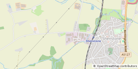 Map of Lichfield, Staffs