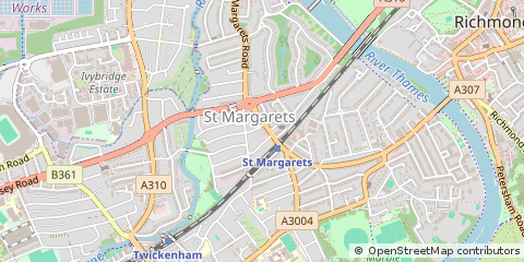 Map of Twickenham