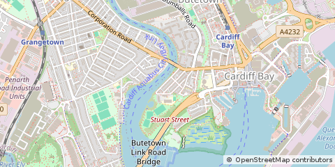 Map of Cardiff