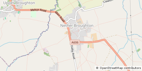 Map of Melton Mowbray