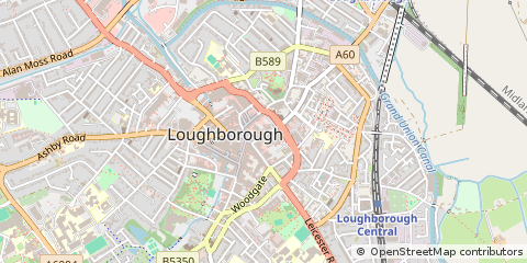 Map of Loughborough
