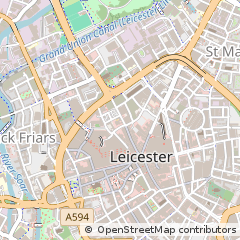 Map of Leicester