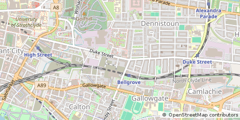 Map of Glasgow