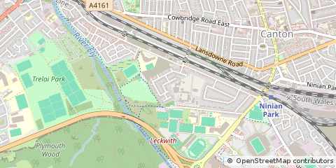 Map of Cardiff