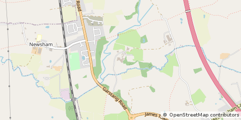 Map of Preston, Lancashire