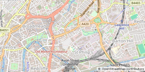 Map of Bristol