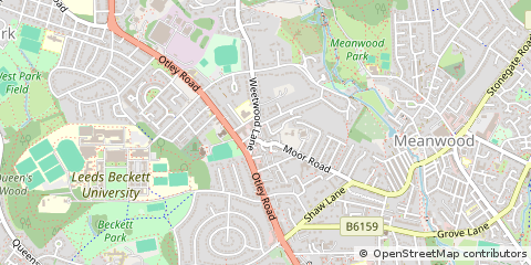 Map of Leeds