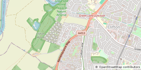 Map of Nottingham