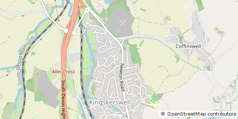 Map of Newton Abbot, Devon