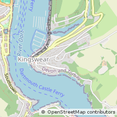 Map of Dartmouth, Devon