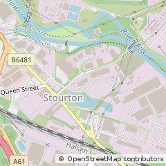 Map of Leeds, West Yorkshire