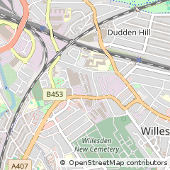 Map of Willesden, London