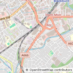 Map of Blackburn