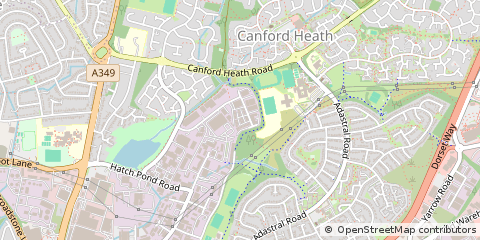 Map of Poole