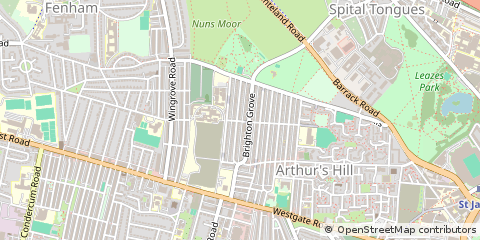 Map of Newcastle Upon Tyne