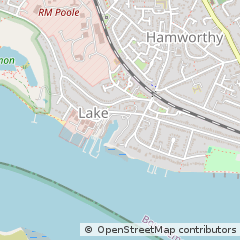 Map of Poole, Dorset