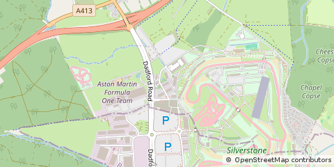 Map of Towcester
