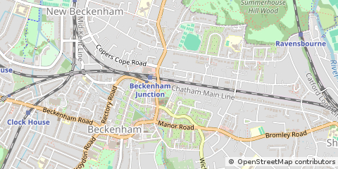 Map of Beckenham