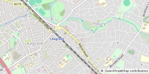 Map of Luton, Bedfordshire