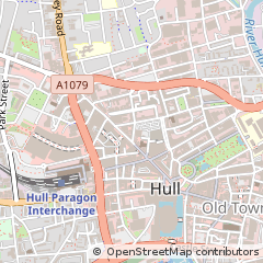 Map of Hull, E Yorkshire