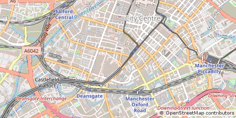 Map of Manchester