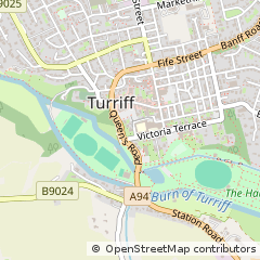 Map of Turriff, Aberdeenshire
